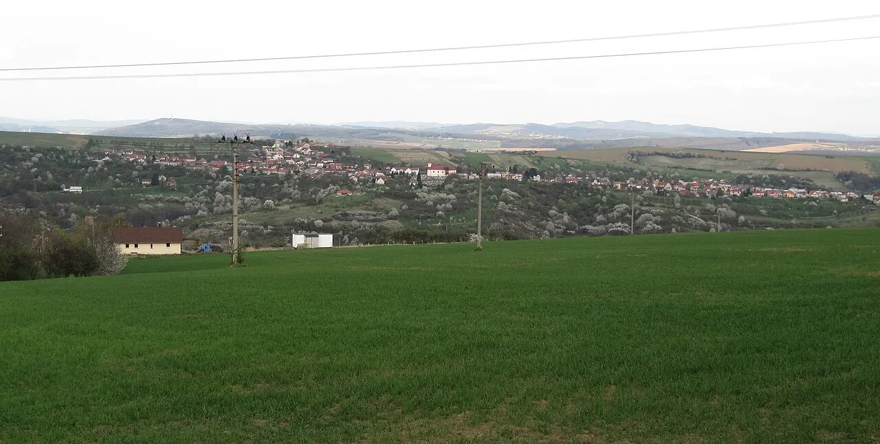 Panoramisch uitzicht op Halenkovice, het dorp waarbij de jongen werd ontvoerd