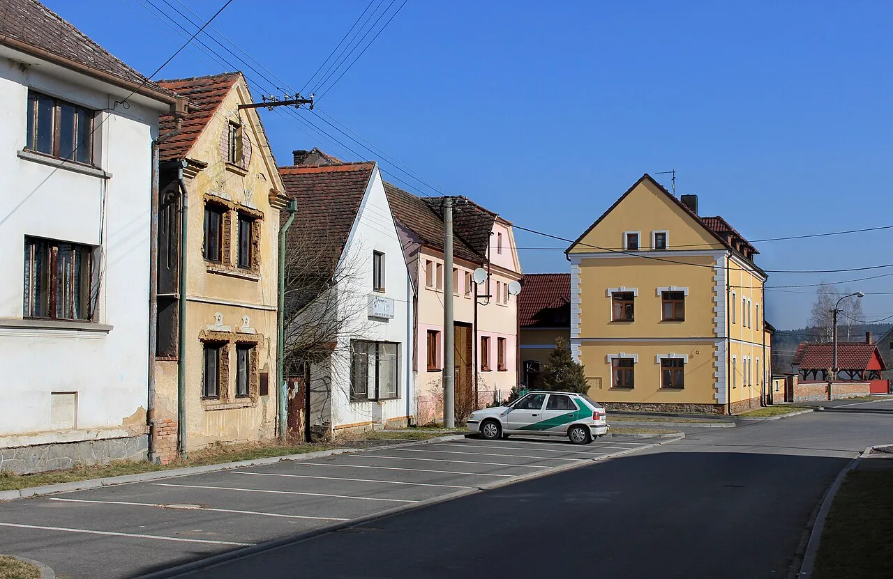 Het dorp Sytno in het district Tachov, waar het dodelijke ongeval plaatsvond